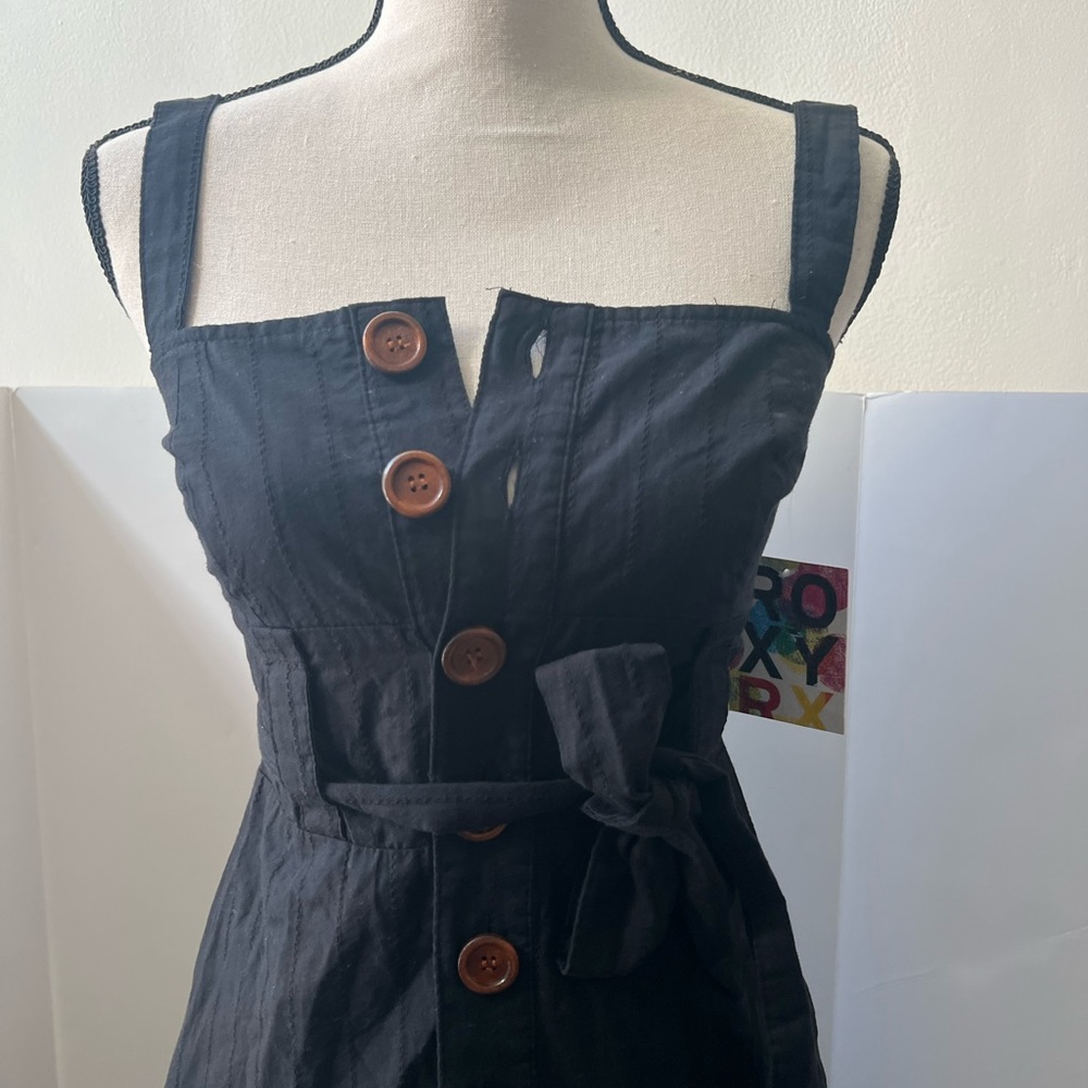 Roxy Cotton Easy Button Up Summer Dress XS